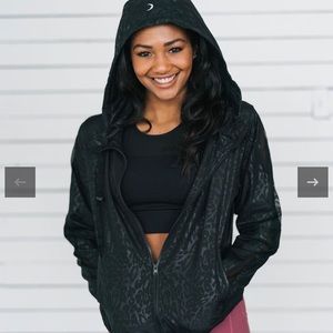 Zyia black bomber jacket